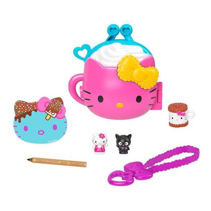 Hello kitty acessório sanrio compacto mini - mattel gvb27