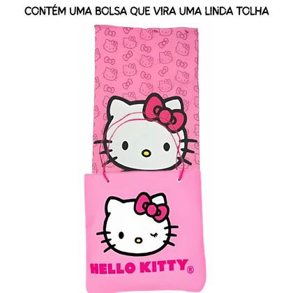 Imagem de Hello Kitty Toalha De Praia e Bolsa 2 Em 1 Estampada