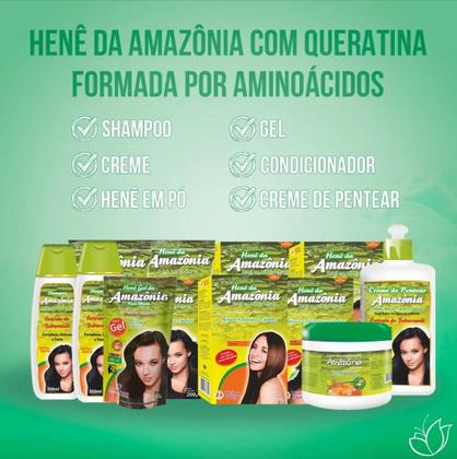 Imagem de Henê Da Amazônia Em Pó Preto Azulado 200g