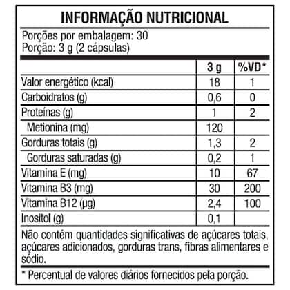 Imagem de Hepatofor Vitafor 60 Cápsulas