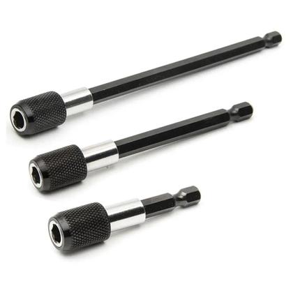 Imagem de Hex Shank Quick Release Chave de fenda Bit Drill Adaptadores, broca elétrica, Extensão Driver, 1/4"