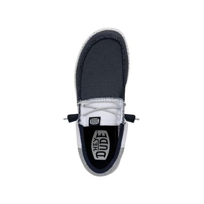 Imagem de HeyDude Wally Tri Varsity Mocassim Slip-On Masculino Marinho