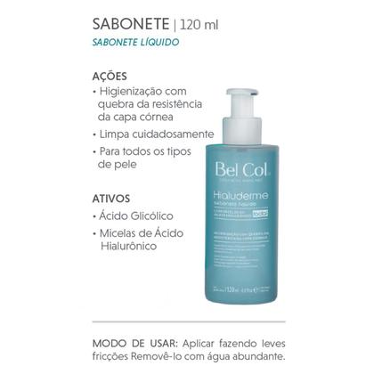 Imagem de Hialuderme Sabonete Liquido Home Care 120ML Bel Col
