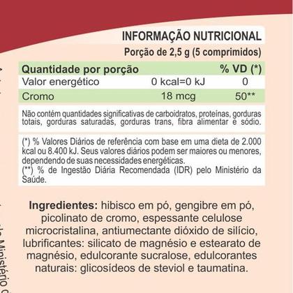 Imagem de Hibisco com Gengibre 180 comprimidos Unilife