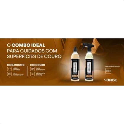 Imagem de Hidracouro higicouro hidrata e higieniza vonixx 500ml kit