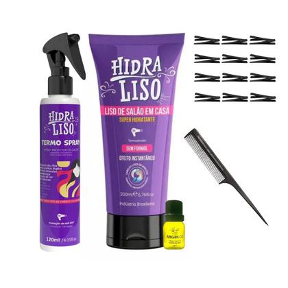 Imagem de Hidraliso Alisante De Chuveiro 200ml +Protetor Termico 120ml