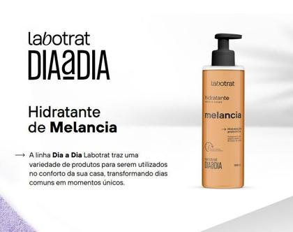 Imagem de Hidratante Corpo e Rosto Melancia Dia a Dia 190ml Labotrat