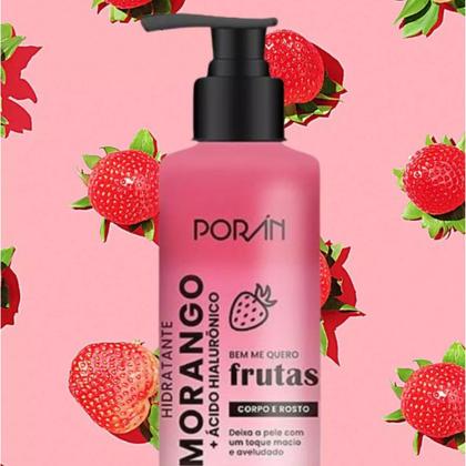 Imagem de Hidratante Corpo e Rosto Morango 160ml - Porán