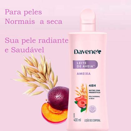 Imagem de Hidratante Corporal Leite de Aveia e Ameixa 400ml Davene