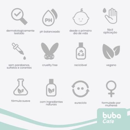 Imagem de Hidratante Corporal para Bebe Buba Care 120ml Vegano 16560