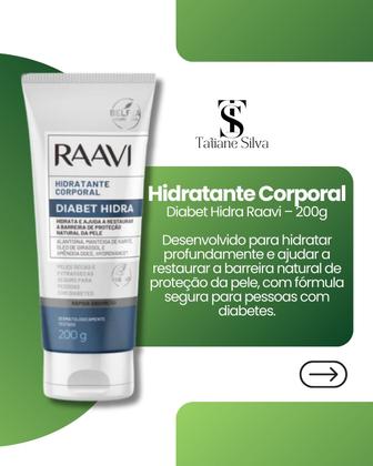 Imagem de Hidratante Corporal Raavi Diabet Hidra 200g Pele Seca