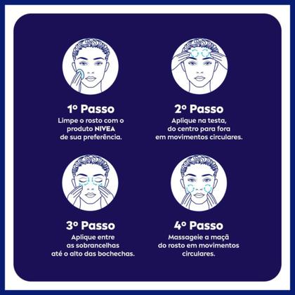 Imagem de Hidratante Creme Facial Cuidados Noturno 5 em 1 100g  Nívea