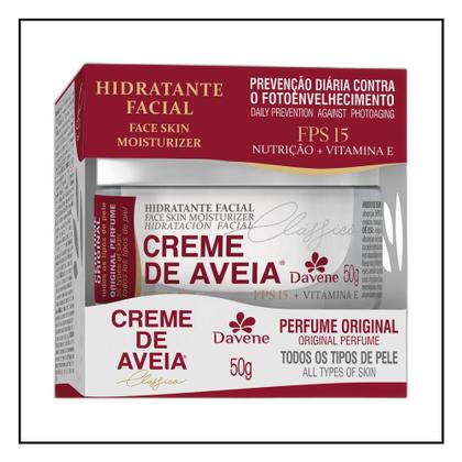 Imagem de Hidratante Facial Creme de Aveia Clássico 50g - Davene