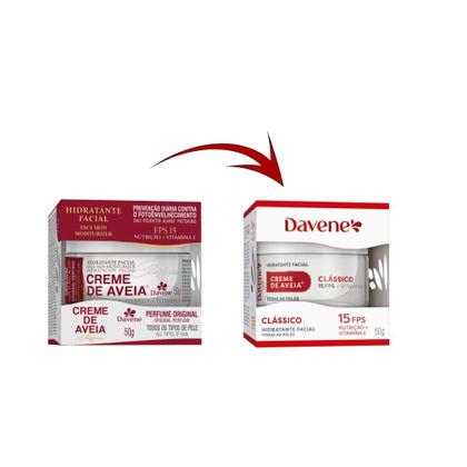 Imagem de Hidratante Facial Creme de Aveia Clássico 50g Davene