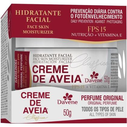 Imagem de Hidratante Facial Creme de Aveia Clássico 50g Davene