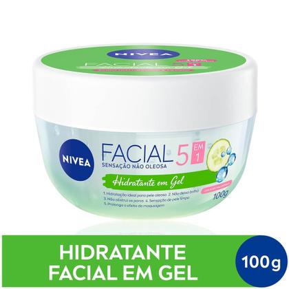 Imagem de Hidratante Facial em Gel Nivea com Ácido Hialurônico e Pepino 100g