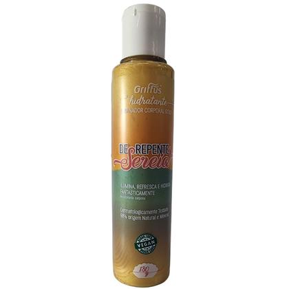 Imagem de Hidratante Iluminador Corporal Gold Vegano De Repente Sereia Griffus 180g