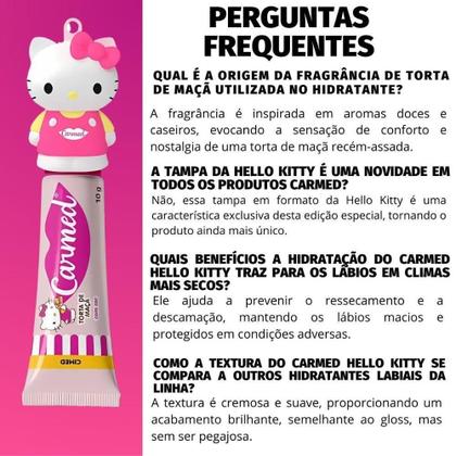 Imagem de Hidratante Labial Carmed Hello Kitty Torta De Maçã 10G