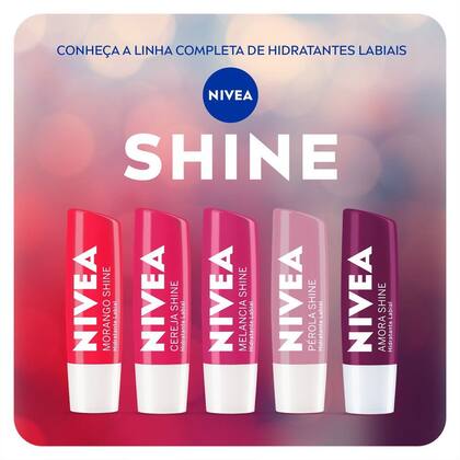 Imagem de Hidratante Labial Nivea Amora Shine 4,8g