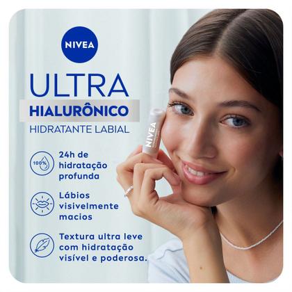 Imagem de Hidratante Labial Nivea Ultra Hialurônico 5,2g