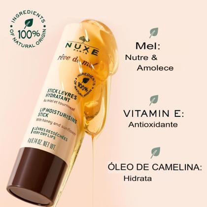 Imagem de Hidratante Labial Rêve de Miel Stick 4g - Nuxe