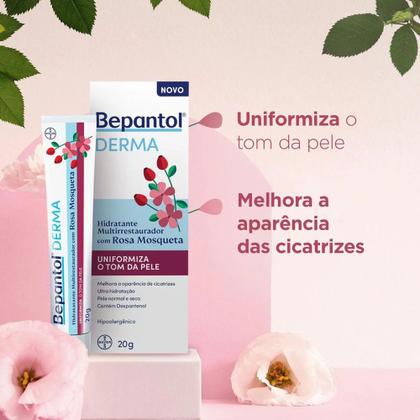 Imagem de Hidratante Multirrestaurador com Rosa Mosqueta Bepantol Derma 20g