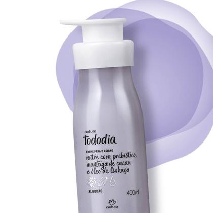 Hidratante Natura Algodão Corporal Tododia, 400ml - Hidratante