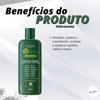 Imagem de Hidratante Profissional Tonificante 12 Ervas 500ml Trihair