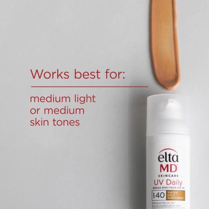 Imagem de Hidratante protetor solar facial colorido EltaMD UV Daily SPF 40 15mL