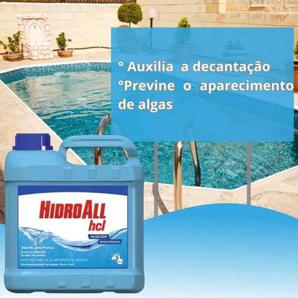 Imagem de Hidroall hcl algicida manutencao 5l