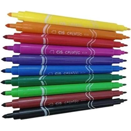 Imagem de Hidrocor Cis criatic 2 pontas com 10 cores