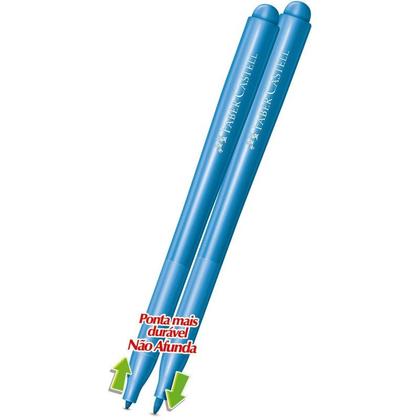 Imagem de Hidrocor Faber Castell Vai E Vem Caneta Hidrográfica 30 Und