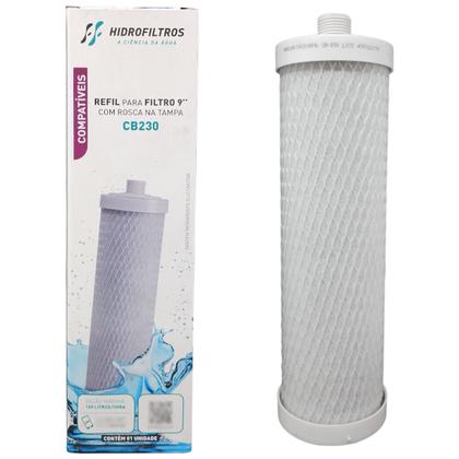 Imagem de Hidrofiltros Original Kit 6 Refis Carbon Block 9" Com Rosca