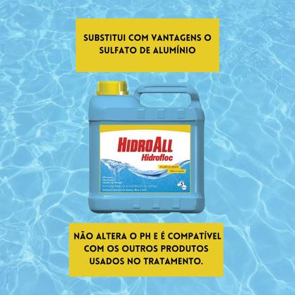 Imagem de Hidrofloc Clarificante Floculante 5L Hidroall