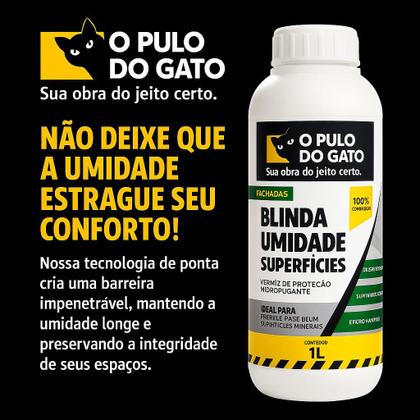 Imagem de Hidrofugante Blinda Umidade Superfícies 1l Pulo Do Gato