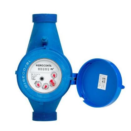 Imagem de Hidrômetro Plástico Multijato Pré-Equipado DN15 1/2 Polegadas - Hidroconta