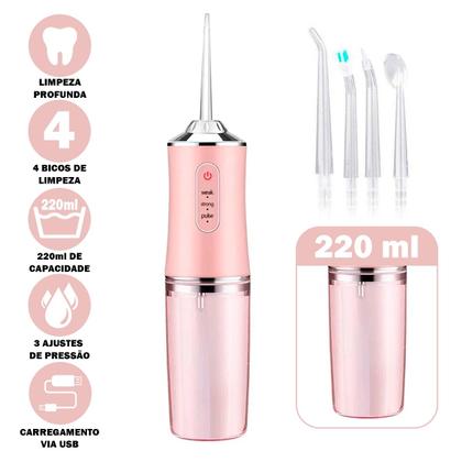 Imagem de Higienizador Bucal 3 Em 1 Portátil Bivolt Para Dentes E Gengiva