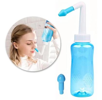 Imagem de Higienizador Ducha Nasal Sinusite Lavador Lavagem 300Ml
