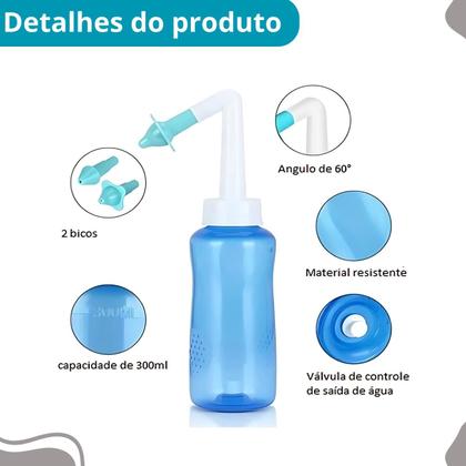 Imagem de Higienizador Nasal Original com Alta Eficiência e Dois Bicos