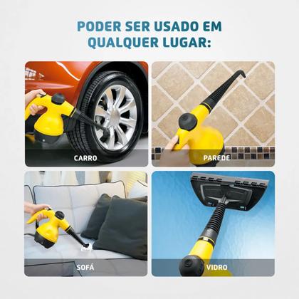 Imagem de Higienizador Vapor Wash Amarelo/preto Hg-01 Mondial
