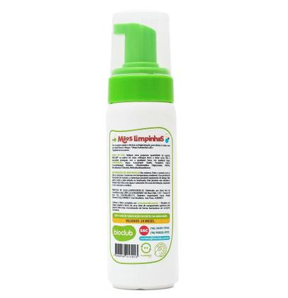 Imagem de Higienizador Vegano Sem Álcool Mãos Limpinhas Bioclub 200ml