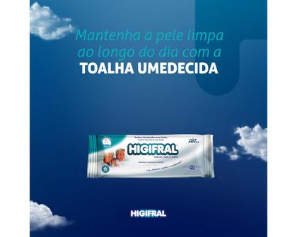 Imagem de Higifral Toalhas Umedecidas Adulto 40un - Eurofral