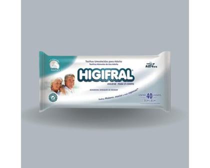 Imagem de Higifral Toalhas Umedecidas Adulto 40un - Eurofral