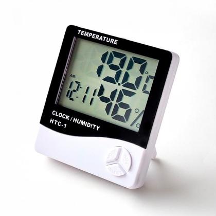 Imagem de Higrômetro Digital Sensor De Temperatura Externo E Interno