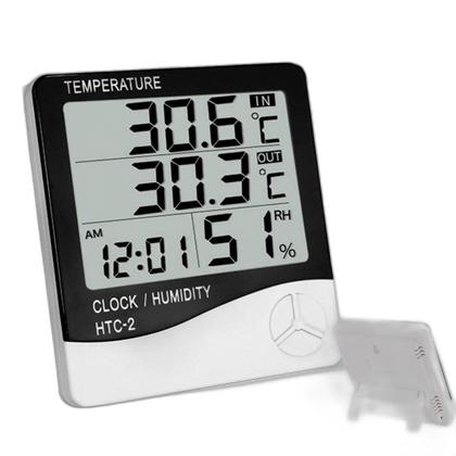 Imagem de Higrômetro Digital Termômetro Com Sensor Para Medição Exata