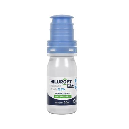 Imagem de Hiluropt Max Hialuronato De Sodio 0,2% 10ml Solucao Oftalmica - Gbio