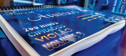 Imagem de Hinário Cifrado VIOLÃO Hinos AVULSOS - Volume 3 - de "M" até "V"