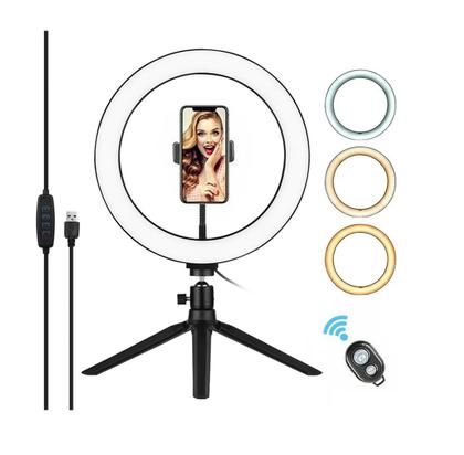 Imagem de Hing Light 10 Polegadas 18w Tripé Mesa P Suporte De Celular