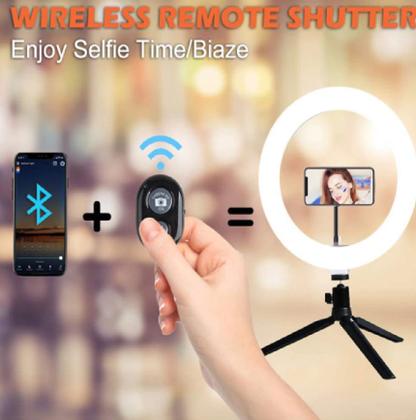 Imagem de Hing Light 10 Polegadas 18w Tripé Mesa P Suporte De Celular