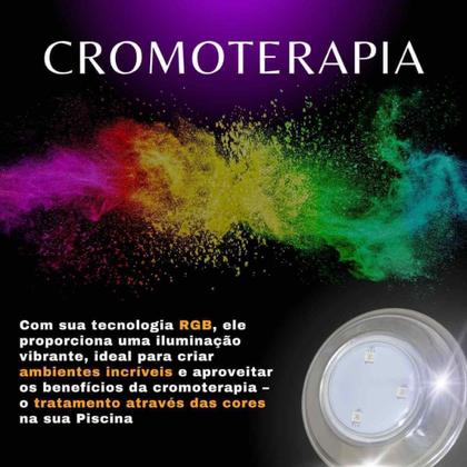 Imagem de Hiper led 9w rgb inox 316l - aparelho de iluminacao a led contendo tecnica digital